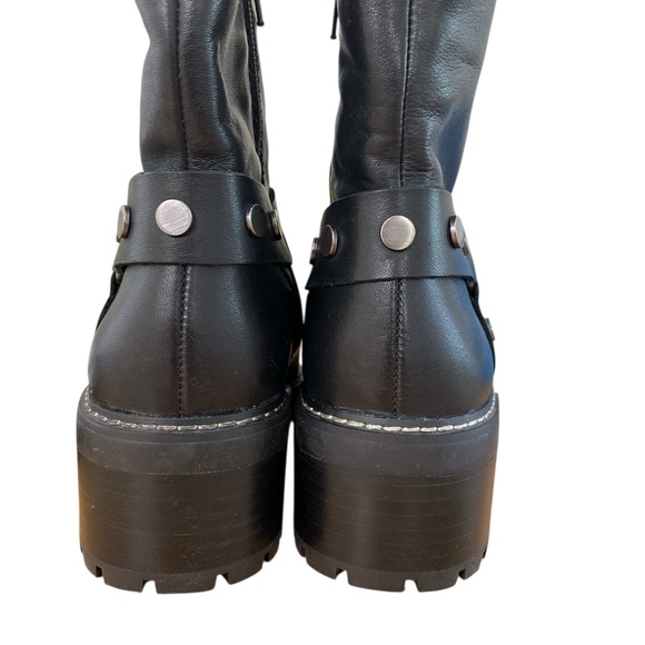 Naturalizer Women Tess Harness Moto Black Boots SZ 6.5 - Picture 3 of 11